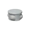 Round applied box 65x35mm ABS with cable glands IP44