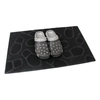 Rubber cleaning outdoor entrance mat FLOMA Shoes - length 45 cm, width 75 cm and height 0.8 cm