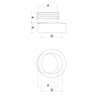 RUBBER ECCENTRIC JOINT FOR WC 110