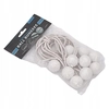 RUBBER TENSIONER WITH BALL BUNGESS 10SZT WHITE 15CM