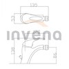 Rubinetto bidet Invena Inis cromo BB-84-001-L