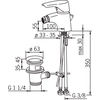 Rubinetto bidet Oras Saga cromo 1918F