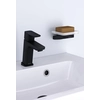 Rubinetto lavabo Ravak 10 ° Free 145 mm nero senza tappo