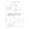 Rubinetto vasca Invena Nea cromato BW-83-001-W