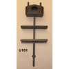 Ručka U-1 ŻN stup s pomakom L200 M10 fi 25-46mm