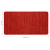 Rugs by the bed, 3pcs., Red color, shaggy type