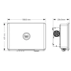 SAJ ИНВЕРТОР R6-15K-T2-32 AFCI, 3- фаза 15000W, AFCI, eSolar комуникационен модул AIO3 (WiFi+Ethernet)