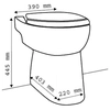 Sanicompact sjeckalica s posudom C43 (wc + umivaonik)