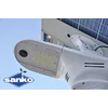 SANKO Lampione stradale solare LED SL-40-80 3000K (LED 40W 8000lm pannello bifacciale 80W LiFePO4 27Ah)