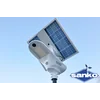 SANKO saulės gatvių lempa LED SL-40-80 HIBRIDAS 230V (LED 40W skydelis 80W 8000lm LiFePO4 27Ah)