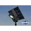 SANKO saulės LED gatvių šviestuvų serija FP-03 (LED 20W 4000lm dvipusis skydelis 60W LiFePO4 15Ah)