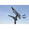 SANKO saulės LED gatvių šviestuvų serija FP-03 (LED 20W 4000lm dvipusis skydelis 60W LiFePO4 15Ah)