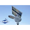 SANKO Solar utcai lámpa LED SL-40-80 3000K (LED 40W 8000lm kétoldalas panel 80W LiFePO4 27Ah)