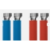 Savienojuma komplekts Merabell Aqua Flexi G1 / 2 "-G1 / 2" 30-60cm - 2gab šļūtene (zila, sarkana)