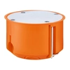 Scatola da incasso in gesso con coperchio, arancio P 80ZF