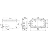 Scatola di derivazione applicata in ABS 150x110x70mm IP67 IK06 trasparente