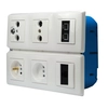 Scatola di installazione per pareti vuote Multibox2 - sei campi FI6x60, blu,P6x60D