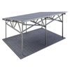 Schuppen / Carport mit PV-Struktur (Anordnung 3 Modul vertikal L> 1960mm)