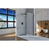 Sea-Horse Easy In shower wall 100 cm black BKP251T10K