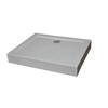 Sea-Horse rectangular shower tray 120 x 80 compact white