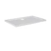 Sea-Horse Riga rectangular shower tray with white edge 120x80