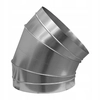 Segmented elbow 45 degrees fi 200 spiro galvanized