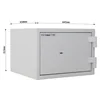 Seif certificaat anti-fractie antifoc FireSafe30 cheie 315x445x450mm EN14450/S2 30P gri deschis