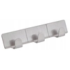 SELF-ADHESIVE HANGER 3-HAKOWY 2.5*12CM1.0CM