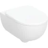 Selnova Premium wall hung toilet bowl with a slow-close toilet seat