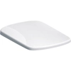 Selnova Square toilet seat top mount, free-fall, with detachable hinges, overlapping toilet lid