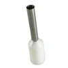 Set 100 insulated terminal pins 0.75 mm² white copper ferrules 14.6mm