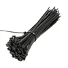 Set 100 piece cable necklace 1000x12.6mm facets, braids, mice, clamps made of black resistant plastic 114kg Cobra 9591