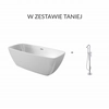 Set aus freistehender Acrylbadewanne Deante Anemon 150x72 cm + Wasserhahn Sea-Horse Stylus