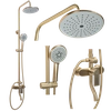Set de duș cu aur periat Rea Verso - Reducere suplimentară 5% cu codul REA5