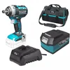 SET DI UTENSILI SENZA FILI 18V, DEDRA SAS+ALL DED7020 AVVITATORE A IMPULSI, 280NM, 1/2&QUOT;, BRUSHLESS, BATTERIA 4.0AH, CARICABATTERIE, BORSA 16&QUOT;