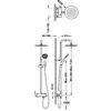 Set doccia Tres Lex-Alp cromato 08119703