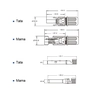 SET OF CONNECTORS FOR SOLAR CABLE MC4 4÷6mm² 1500V DC
