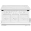 Set of two chests, storage boxes, white