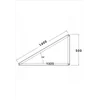 Set square / Mounting triangle 20° vertical orientation