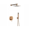 SHOWER SET WITH BATTERY CONCEALED, ROSE GOLD