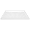 Shower tray, white, 80x100x4cm, abs, dotted