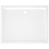 Shower tray, white, 80x100x4cm, abs, dotted