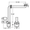 Sifone lavabo salvaspazio Viega 804 688