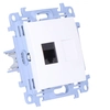 Single computer socket RJ45 category 6 (module), white Simon10