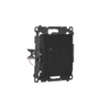 Single computer socket RJ45 category 6 with dust cover (module), black mat Simon54