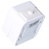 Single surface-mounted socket with grounding,IP44, white cedar