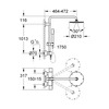 Sistema de ducha cromado Grohe Rainshower 27032001