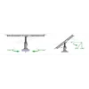 Sistema di inseguimento solare a doppio asse 10kw