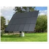 Sistema rastreador solar de eixo duplo 10kw