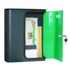Śliczna pocztówka Splashy Cheie 357x295x100mm antracytowo-zielony neon